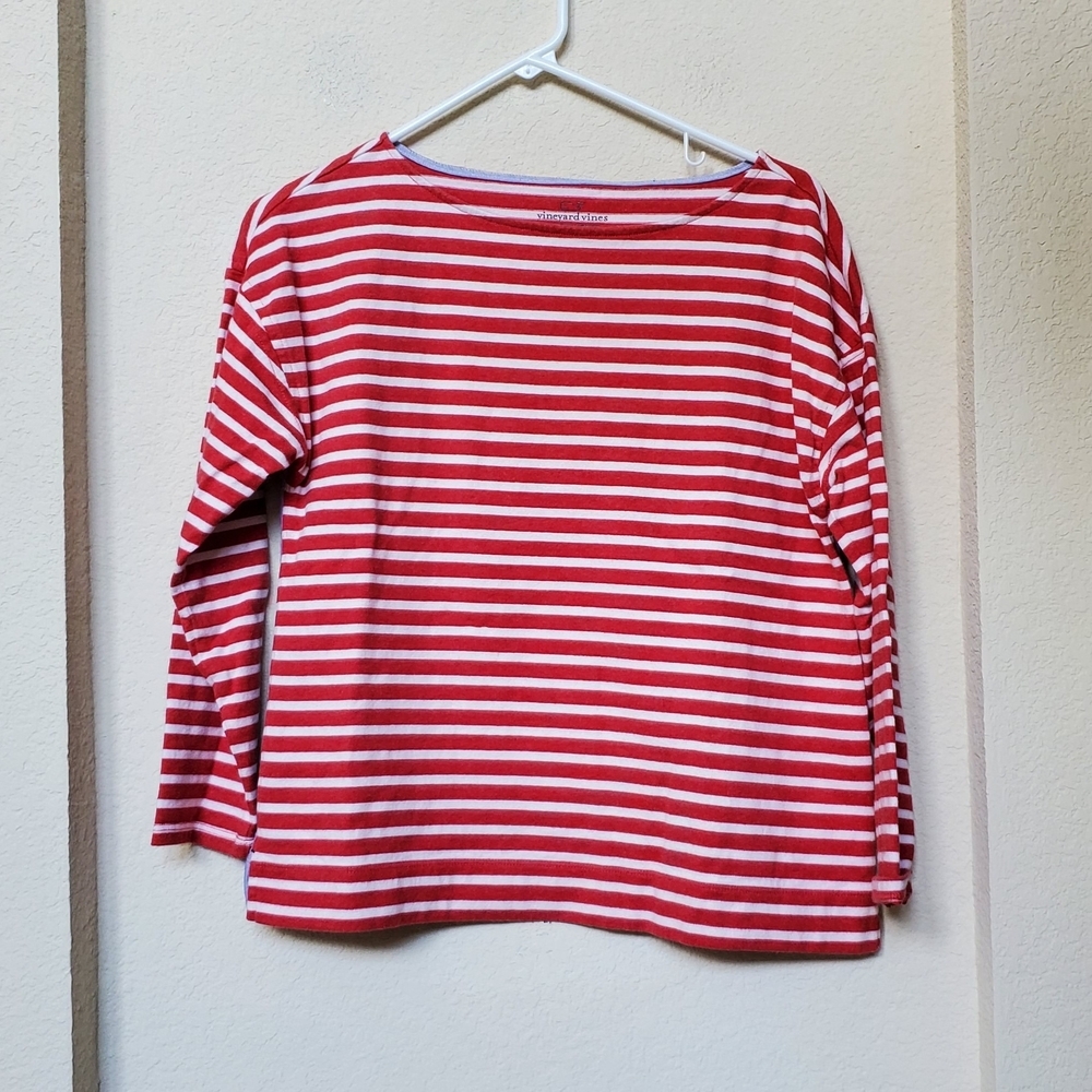 Vineyard Vines Long Sleeve Striped Shirt.  Size XS